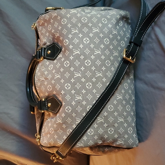 💙 Very Rare Navy Louis Vuitton Bandouliere Speedy 30 - Picture 7 of 10